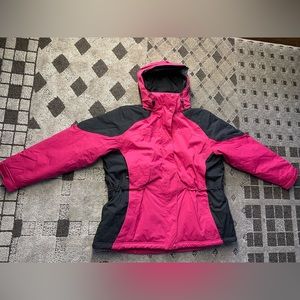 L. L. Bean Women’s Rugged Ridge Primaloft Parka Jacket Pink / Black Size 1X
